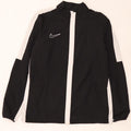 Nike Mens Dri Fit Tracksuit Top Jacket Large Black Colourblock Polyester