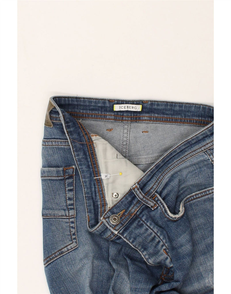 ICEBERG Womens Slim Jeans W31 L28 Blue | Vintage Iceberg | Thrift | Second-Hand Iceberg | Used Clothing | Messina Hembry 