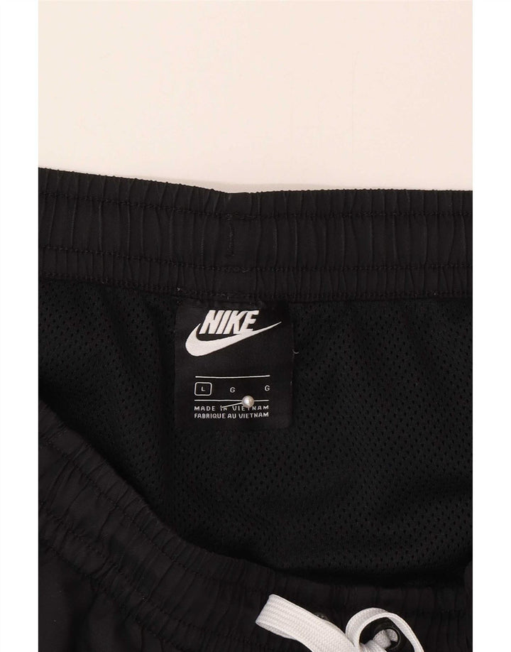 Nike Mens Swimming Shorts Large  Black Polyester