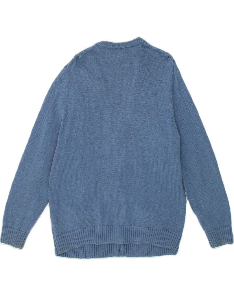 L.L.BEAN Mens Cardigan Sweater Large Blue Cotton | Vintage L.L.Bean | Thrift | Second-Hand L.L.Bean | Used Clothing | Messina Hembry 