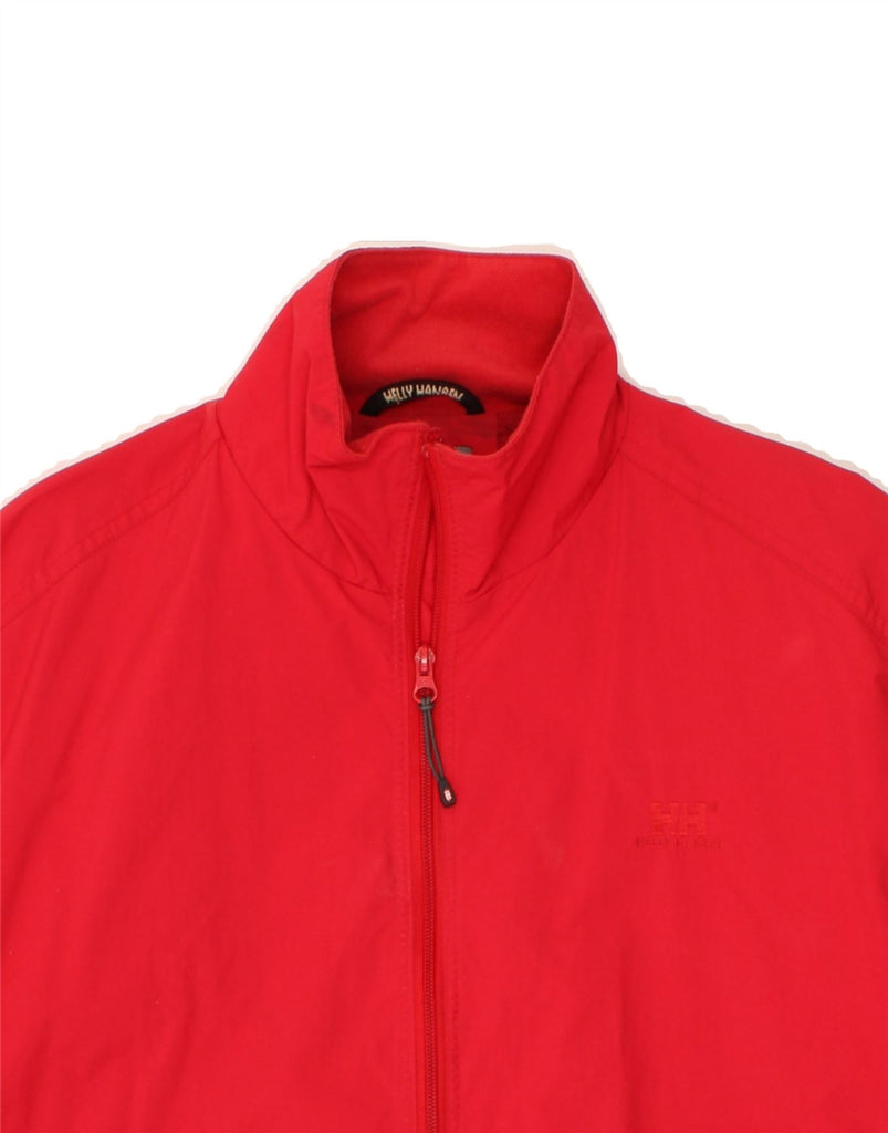 HELLY HANSEN Mens Bomber Jacket UK 40 Large Red Nylon | Vintage Helly Hansen | Thrift | Second-Hand Helly Hansen | Used Clothing | Messina Hembry 