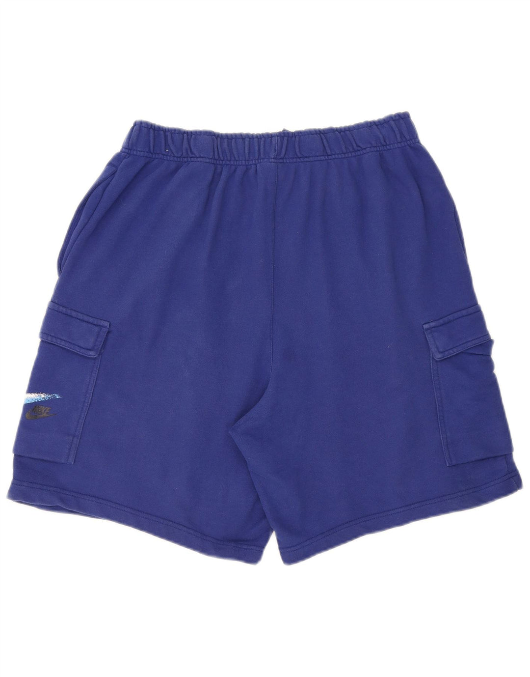 NIKE Mens Graphic Sport Shorts XL  Blue Cotton