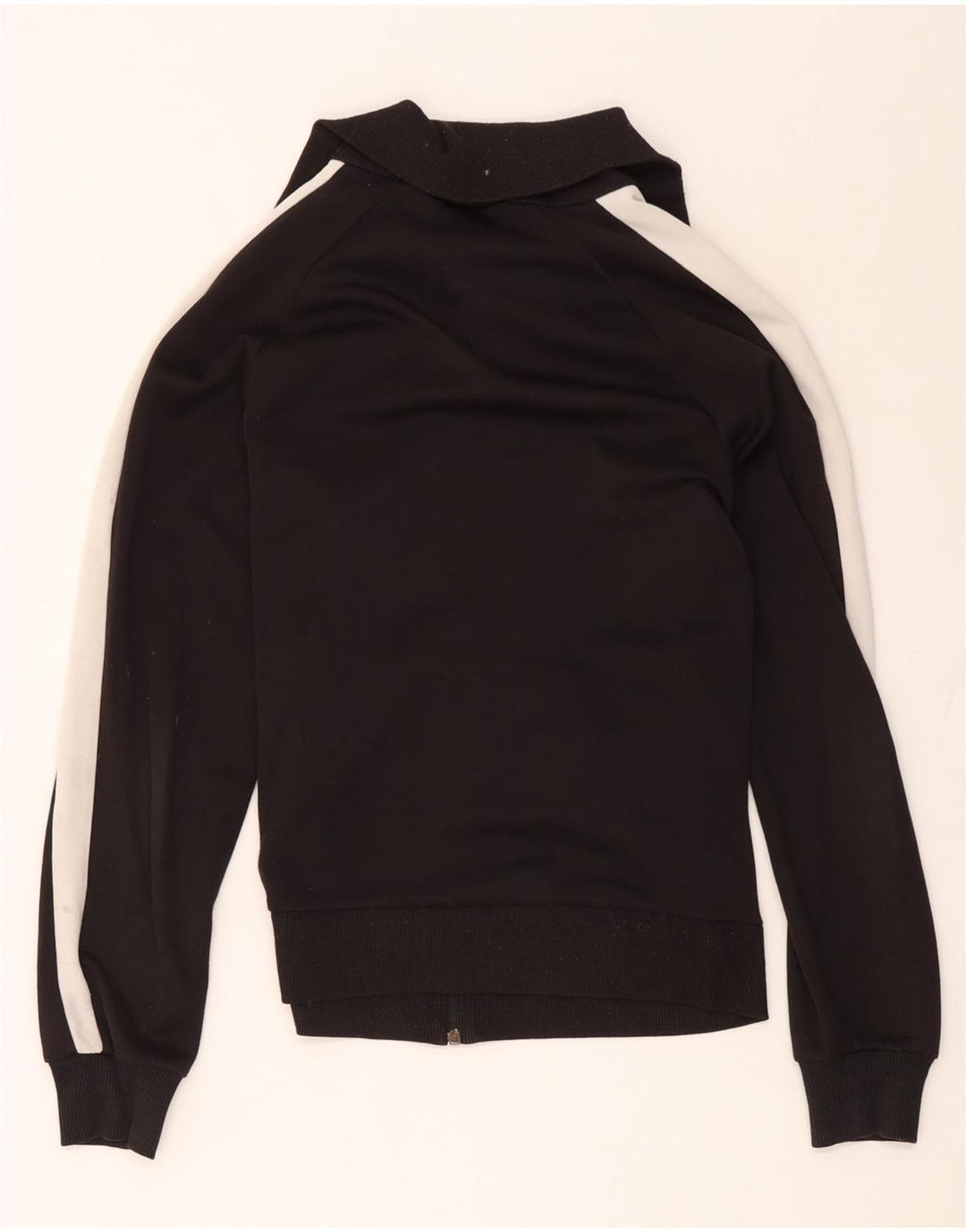 Puma Mens Graphic Tracksuit Top Jacket Medium Black Colourblock Polyester