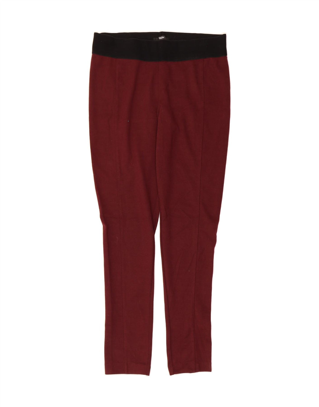 MOSSIMO Womens Leggings UK 14 Large  Maroon Polyester Vintage Mossimo and Second-Hand Mossimo from Messina Hembry 