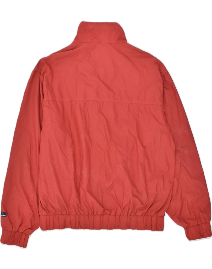 NO LIMITS Mens Bomber Jacket UK 40 Large Red Nylon | Vintage | Thrift | Second-Hand | Used Clothing | Messina Hembry 