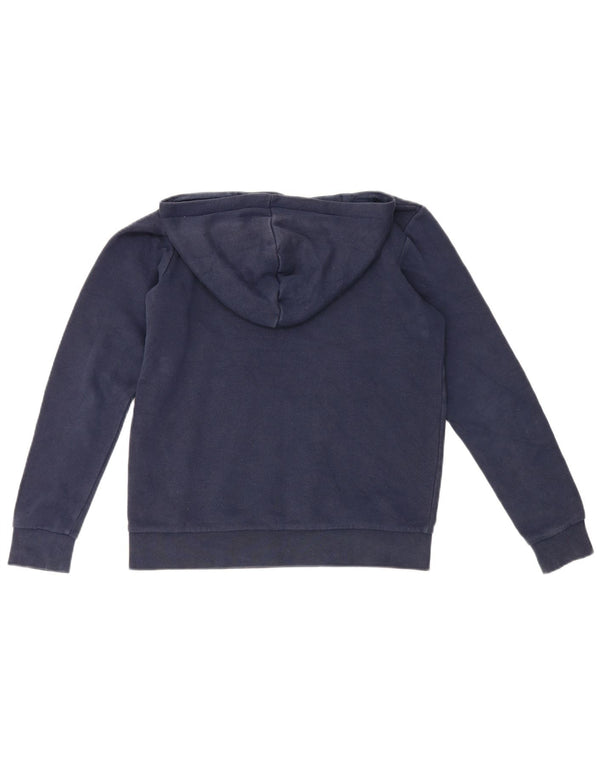 Jack & Jones Boys Graphic Hoodie Jumper 13-14 Years Navy Blue Cotton