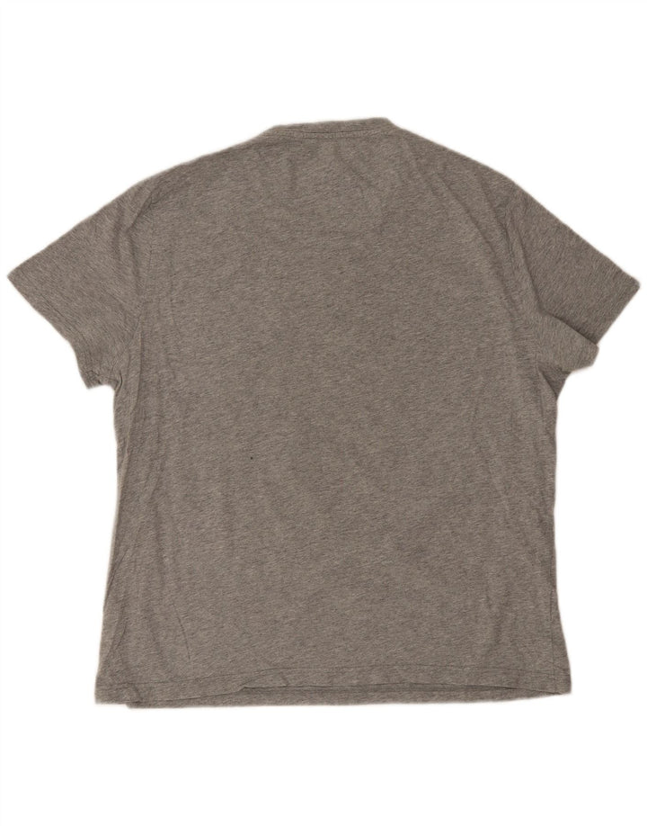 Penguin Mens T-Shirt Top 2XL Grey Floral Cotton