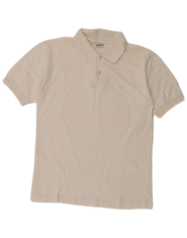 Diadora Womens Polo Shirt Medium White