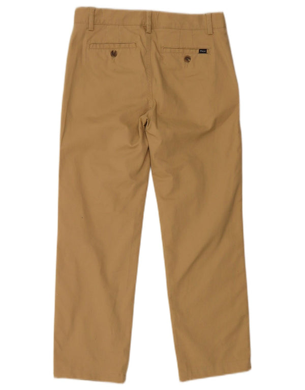 Polo Ralph Lauren Boys Straight Chino Trousers 11-12 Years W27 L23 Beige