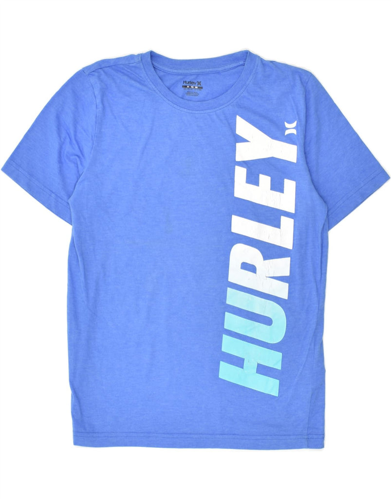 HURLEY Boys Graphic T-Shirt Top 13-14 Years XL Blue Cotton | Vintage Hurley | Thrift | Second-Hand Hurley | Used Clothing | Messina Hembry 