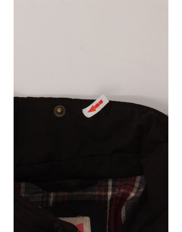 Weird Fish Womens Padded Jacket UK 10 Small Brown Polyester
