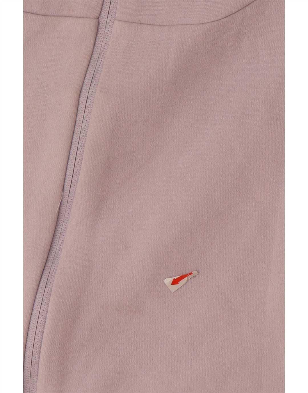 PUMA Girls Zip Hoodie Sweater 13-14 Years Purple Colourblock Cotton