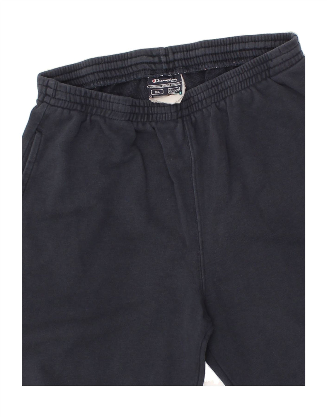 CHAMPION Boys Tracksuit Trousers 13-14 Years Navy Blue Cotton Vintage Champion and Second-Hand Champion from Messina Hembry 