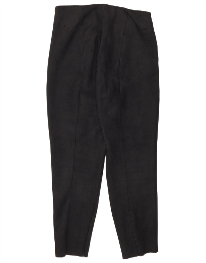 Zara Womens Slim Trousers XL W36 L27 Black