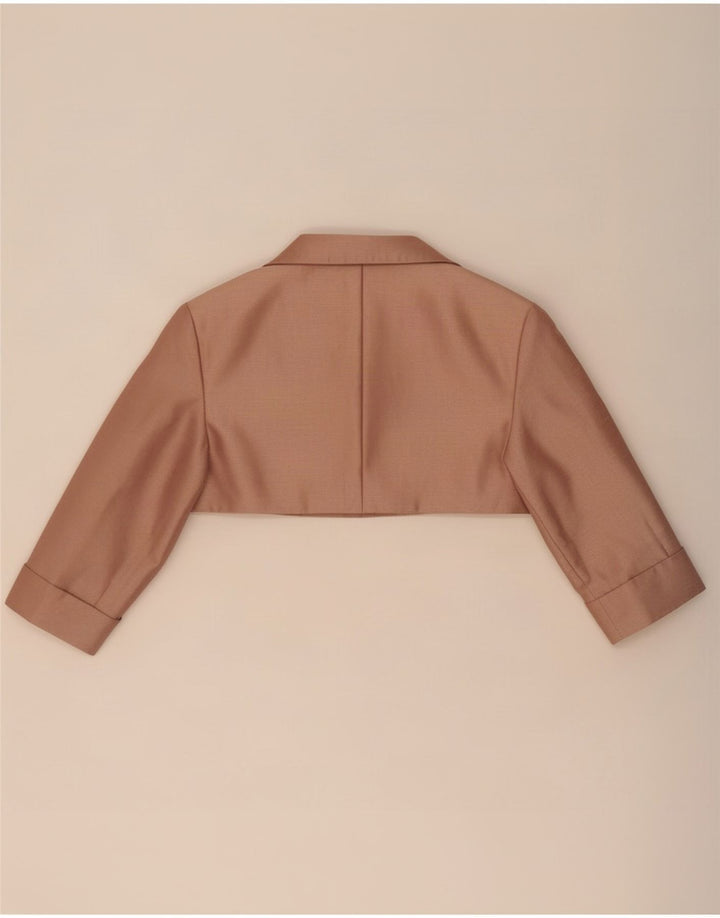 Mascara Womens Bolero Jacket UK 10 Small Beige Floral Polyester