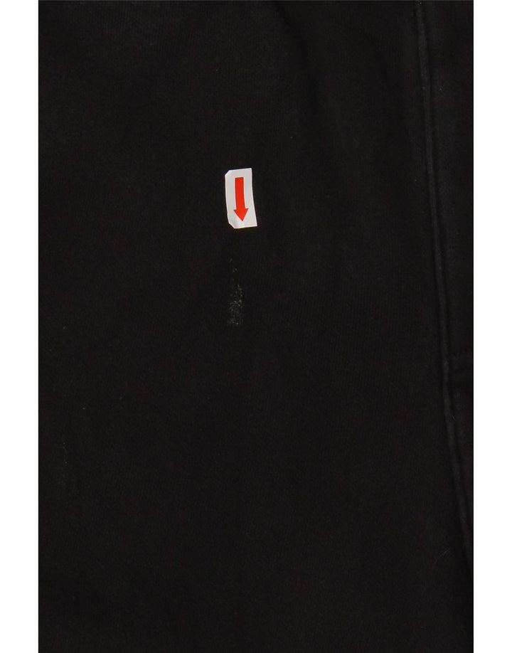 CHAMPION Mens Graphic Tracksuit Trousers Joggers Large Black Colourblock