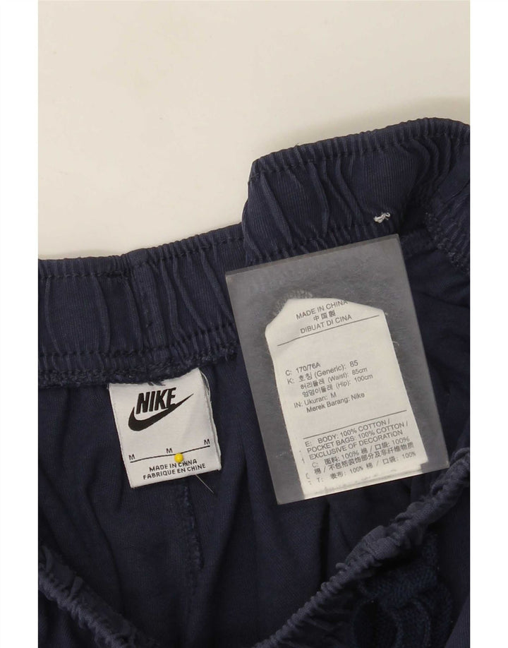 Nike Mens Sport Shorts Medium Navy Blue Cotton