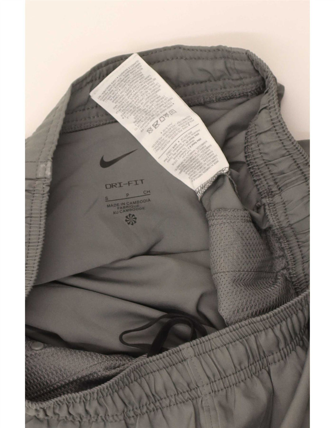 Nike Mens Dri Fit Tracksuit Trousers Joggers Small Grey Polyester
