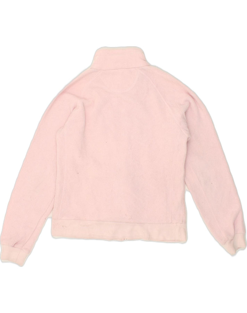 CHAMPION Womens Fleece Jacket UK 10 Small Pink Polyester | Vintage Champion | Thrift | Second-Hand Champion | Used Clothing | Messina Hembry 