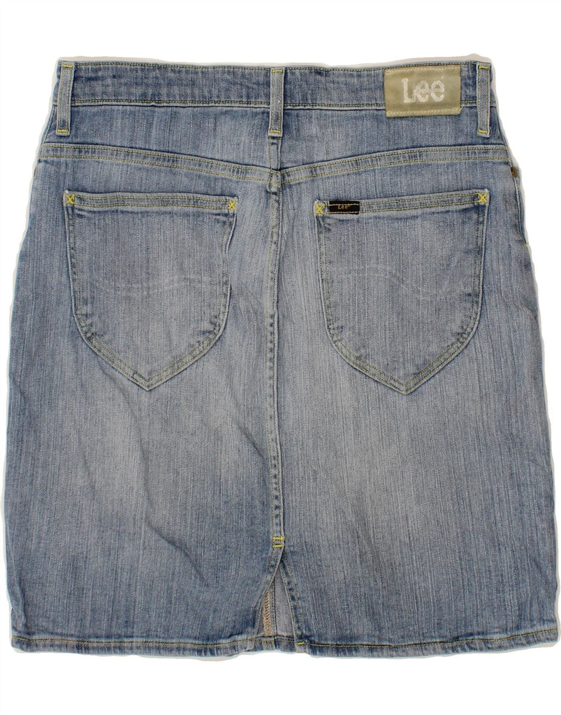 LEE Womens Denim Skirt W30 Medium Blue Cotton Vintage Lee and Second-Hand Lee from Messina Hembry 