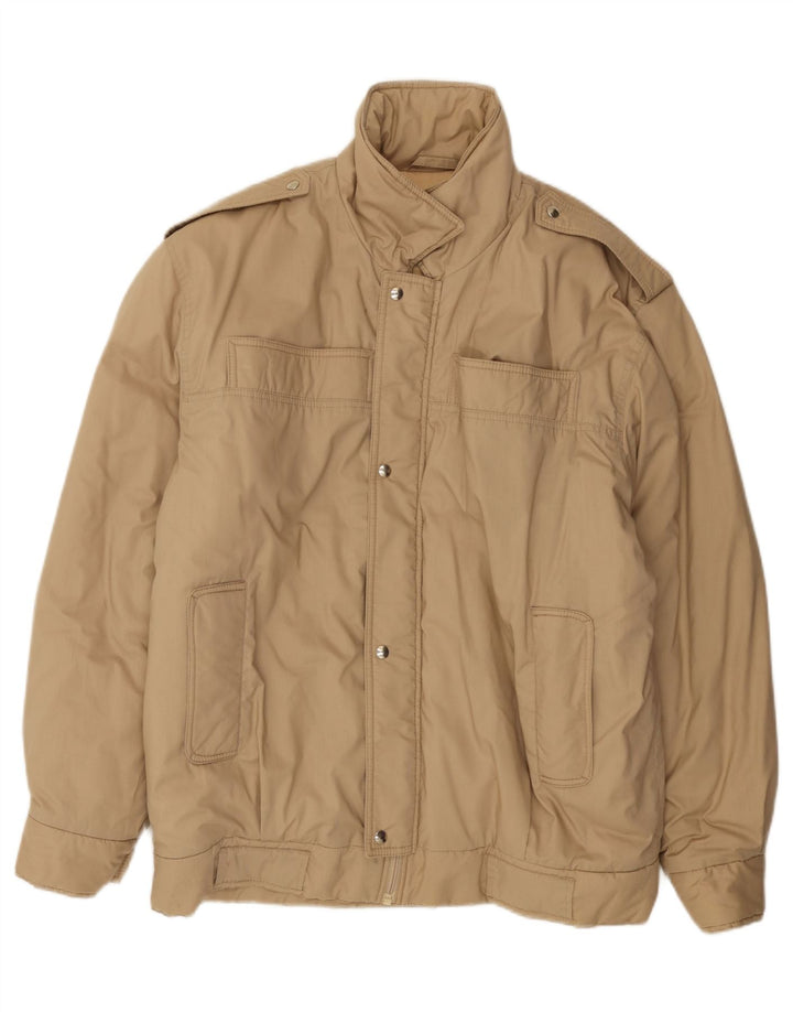 Vintage Mens Military Utility Jacket UK 42 XL Beige