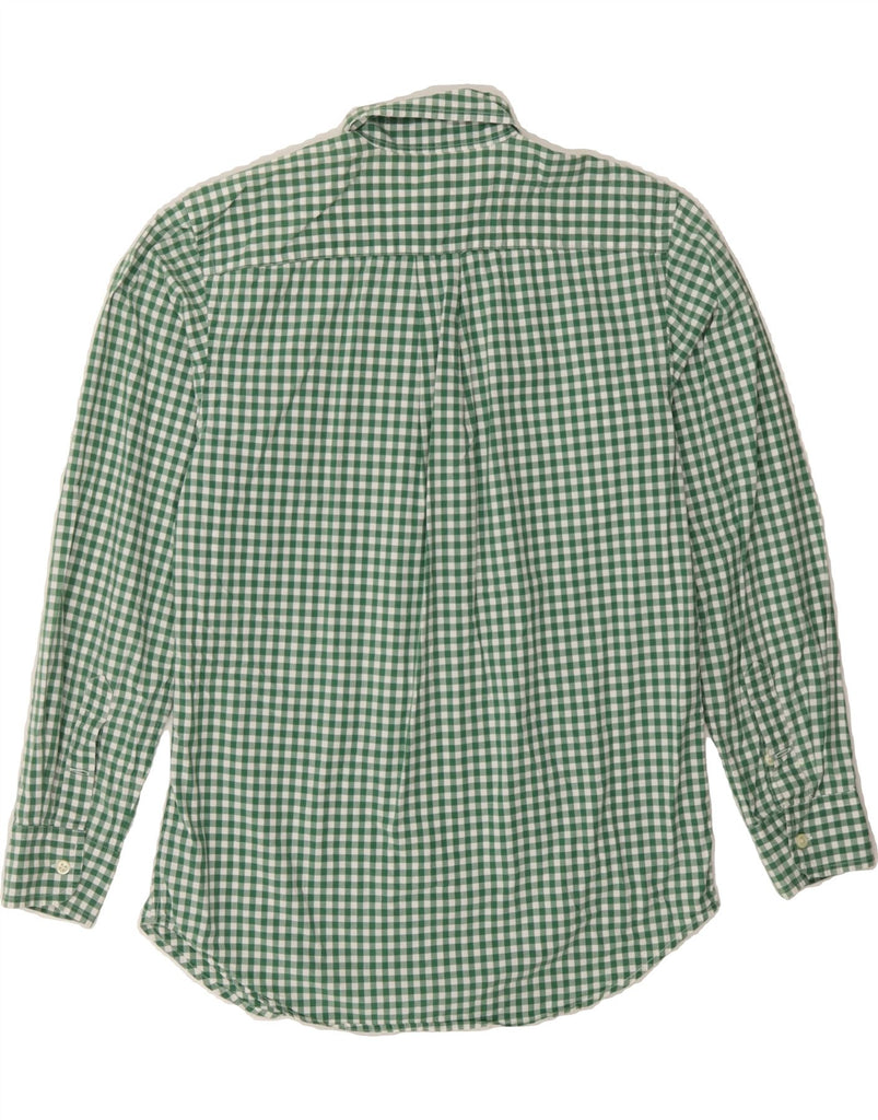 RALPH LAUREN Boys Shirt 14-15 Years Large  Green Gingham Cotton Vintage Ralph Lauren and Second-Hand Ralph Lauren from Messina Hembry 