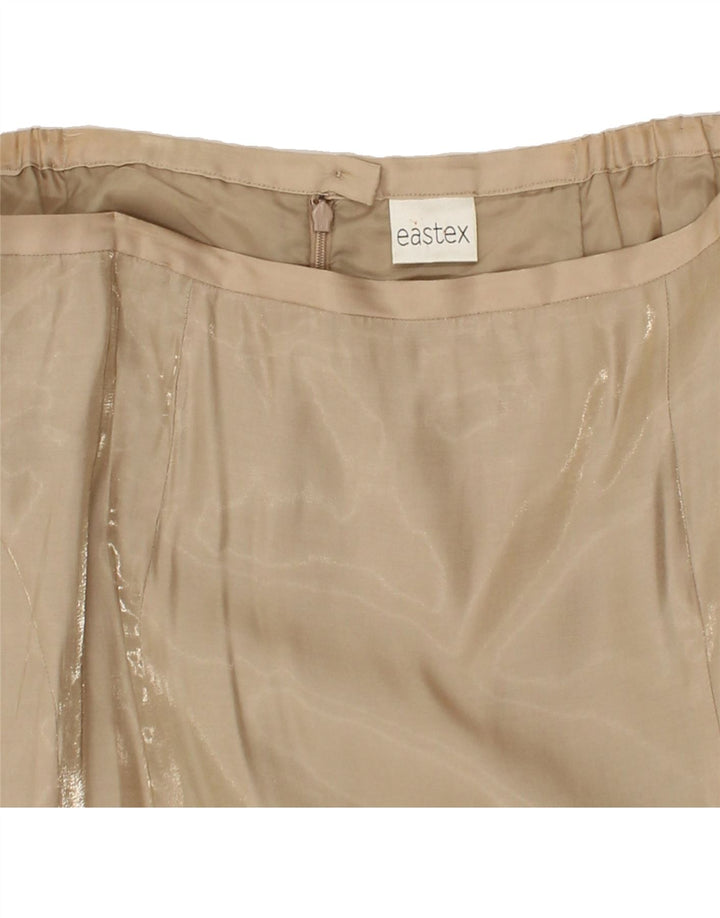 EASTEX Womens A-Line Skirt W36 XL Beige Vintage Eastex and Second-Hand Eastex from Messina Hembry 