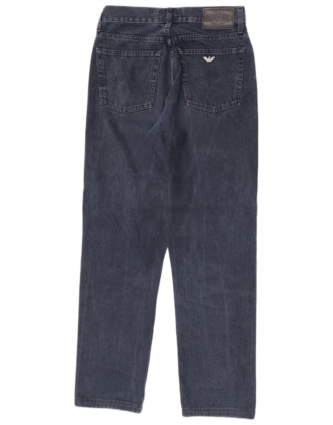 Armani Womens Straight Jeans W32 L32 Navy Blue Cotton