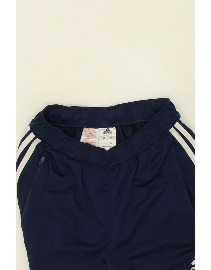 ADIDAS Boys Tracksuit Trousers Joggers 13-14 Years XL  Navy Blue | Vintage Adidas | Thrift | Second-Hand Adidas | Used Clothing | Messina Hembry 