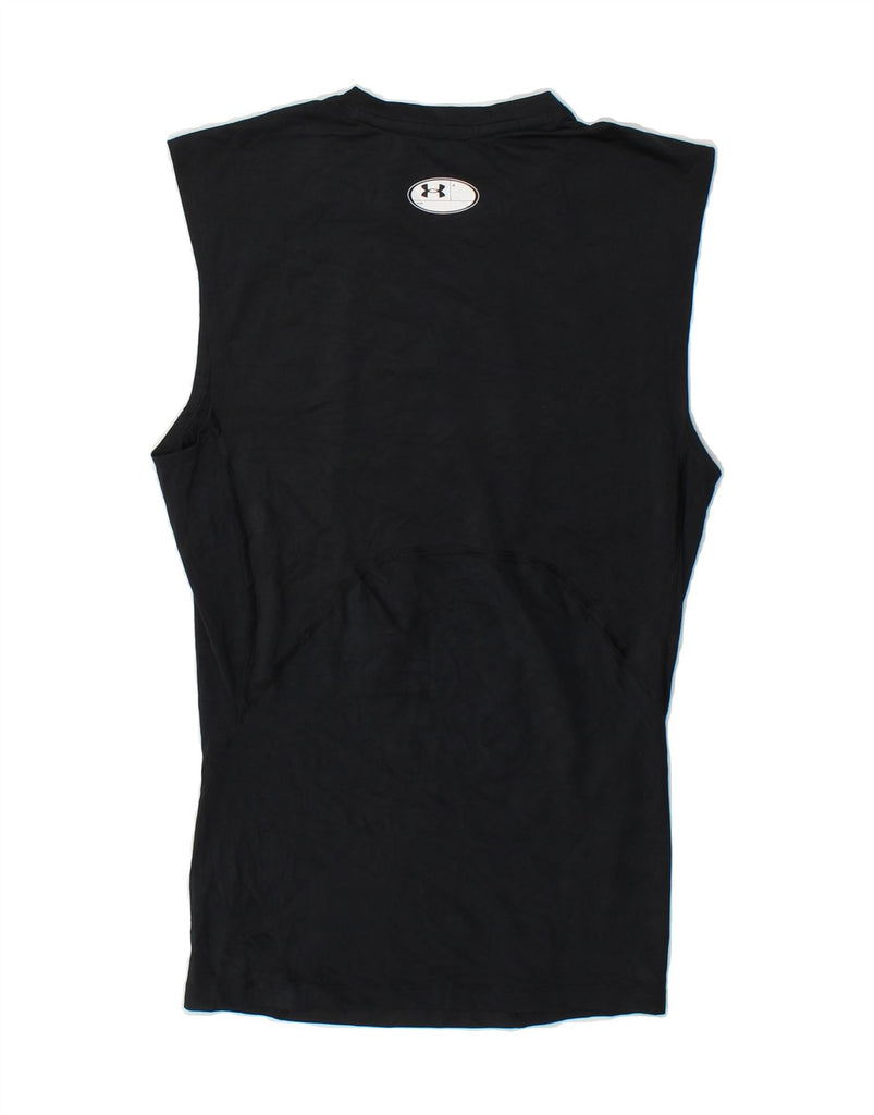 UNDER ARMOUR Womens Heat Gear Vest Top UK 12 Medium Black Polyester Vintage Under Armour and Second-Hand Under Armour from Messina Hembry 