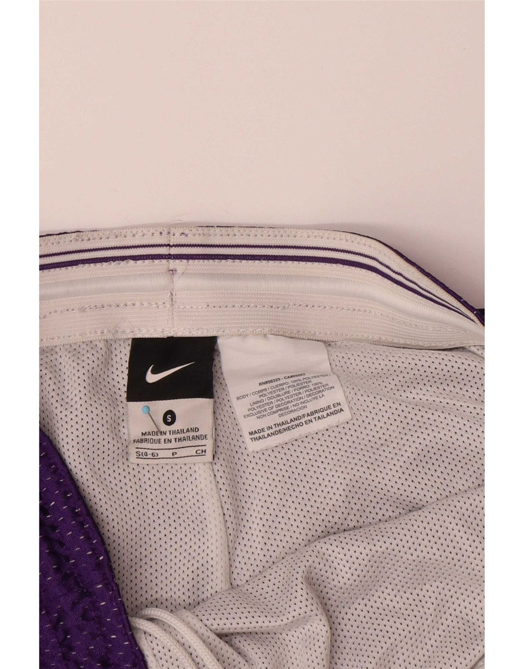 Nike Womens Dri Fit Sport Shorts US 4/6 Small Purple Polyester
