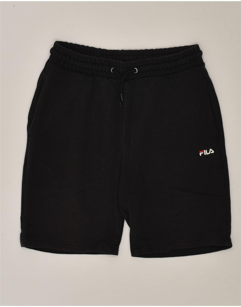 FILA Mens Sport Shorts Small Black Cotton | Vintage Fila | Thrift | Second-Hand Fila | Used Clothing | Messina Hembry 