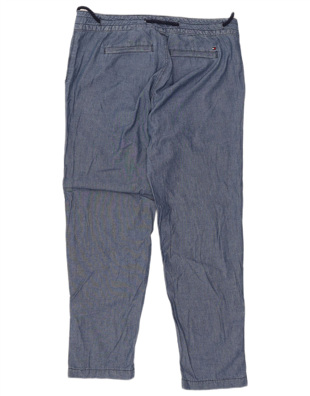 TOMMY HILFIGER Womens Chino Trousers US 6 Medium W34 L29 Navy Blue