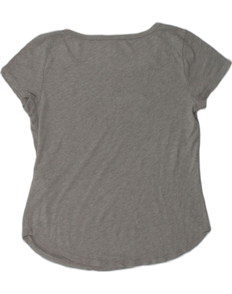 ABERCROMBIE & FITCH Girls Graphic Blouse Top 13-14 Years Medium  Grey | Vintage Abercrombie & Fitch | Thrift | Second-Hand Abercrombie & Fitch | Used Clothing | Messina Hembry 