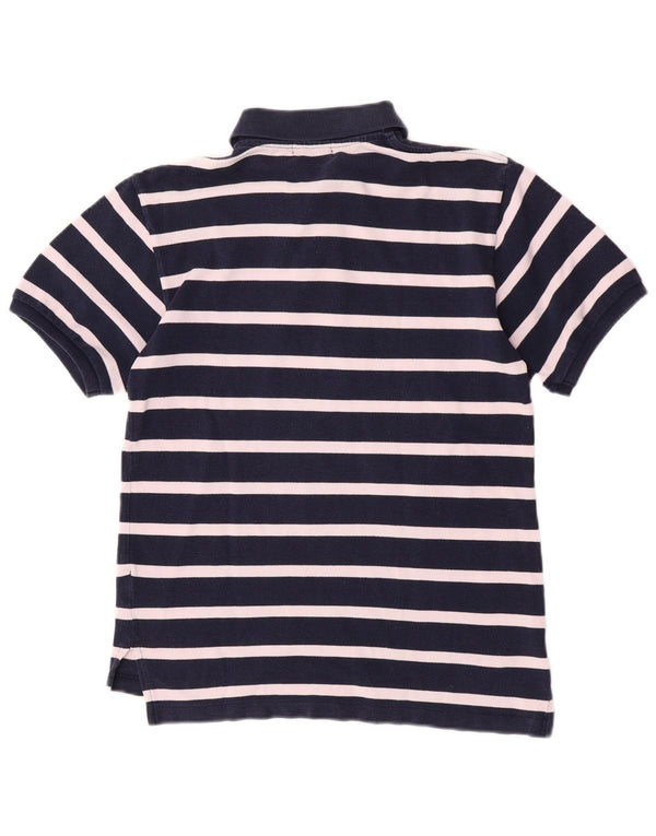 Polo Ralph Lauren Boys Polo Shirt 12-13 Years Medium Navy Blue Striped