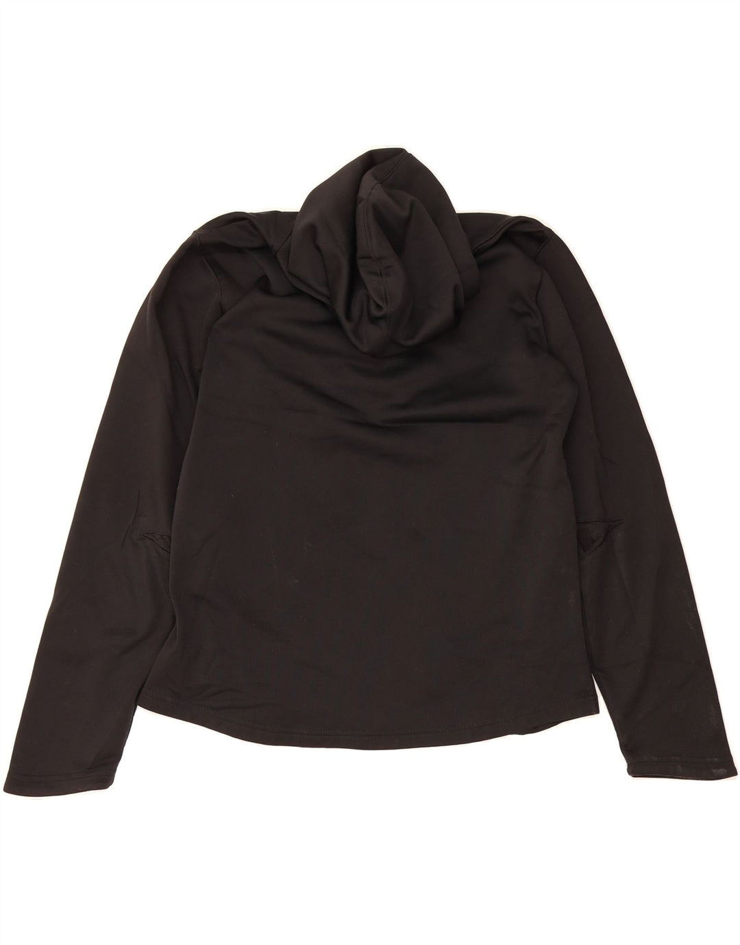 RUSSELL ATHLETIC Womens Zip Hoodie Sweater UK 16 Large Black Polyester Vintage Russell Athletic and Second-Hand Russell Athletic from Messina Hembry 