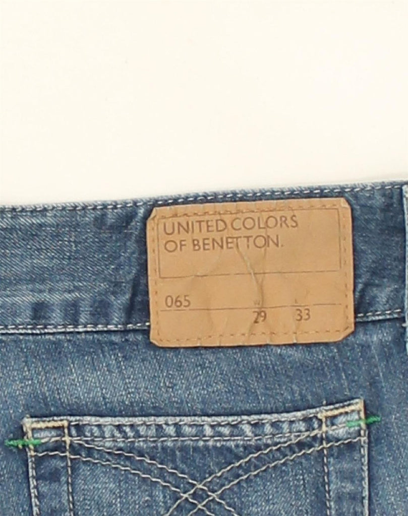 BENETTON Womens Bootcut Jeans W29 L33  Blue Cotton | Vintage Benetton | Thrift | Second-Hand Benetton | Used Clothing | Messina Hembry 