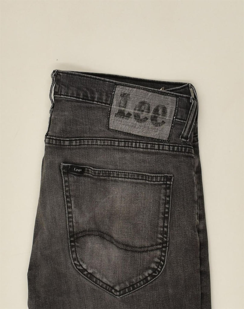 LEE Mens Straight Jeans W32 L30  Grey Cotton | Vintage Lee | Thrift | Second-Hand Lee | Used Clothing | Messina Hembry 