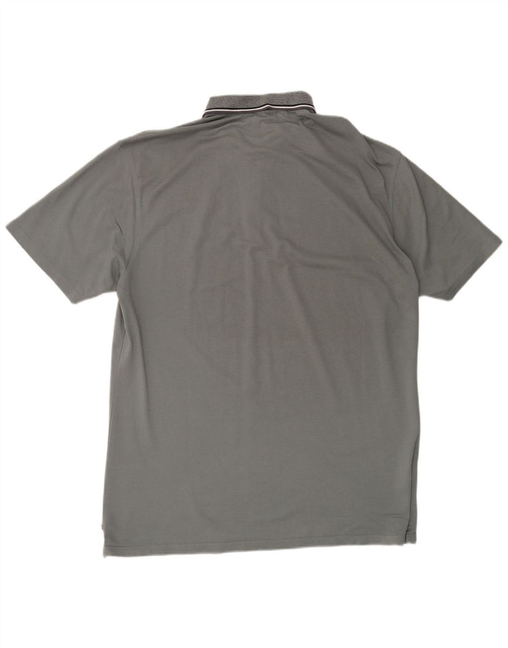 CALVIN KLEIN Mens Golf Polo Shirt XL Grey Cotton