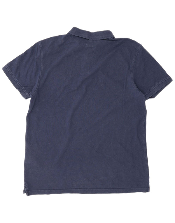 Levi's Mens Standard Fit Polo Shirt Large Navy Blue Cotton