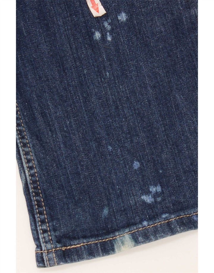 Levi's Womens 524 Straight Jeans W29 L32 Blue Cotton