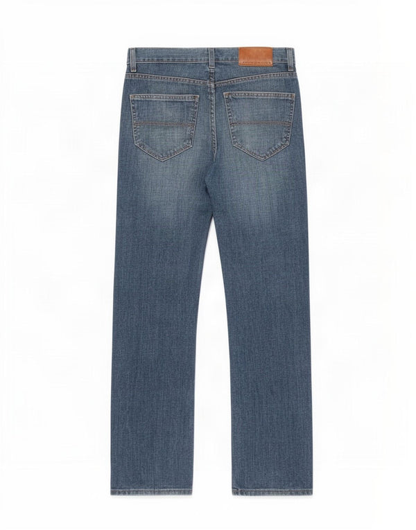 Tommy Hilfiger Mens Easy Fit Straight Jeans W30 L32 Blue Cotton