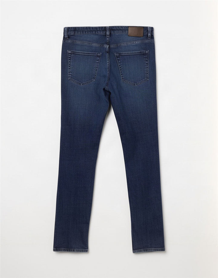 Hugo Boss Mens Slim Jeans W33 L32 Blue Cotton