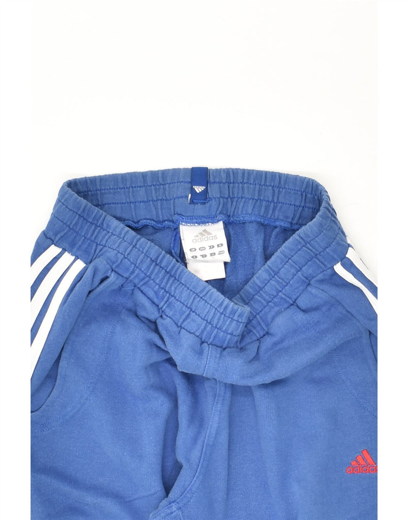 ADIDAS Mens Tracksuit Trousers Joggers UK 36/38 Small Blue Cotton | Vintage Adidas | Thrift | Second-Hand Adidas | Used Clothing | Messina Hembry 