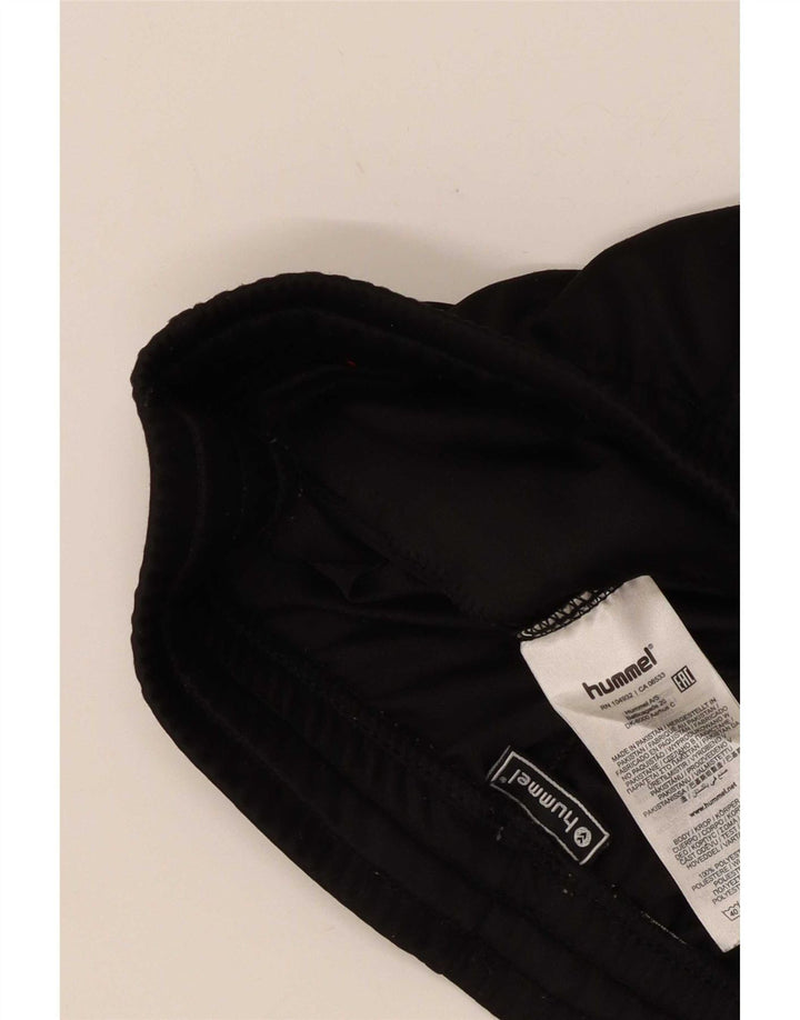 Hummel Mens Graphic Tracksuit Trousers Medium Black Polyester