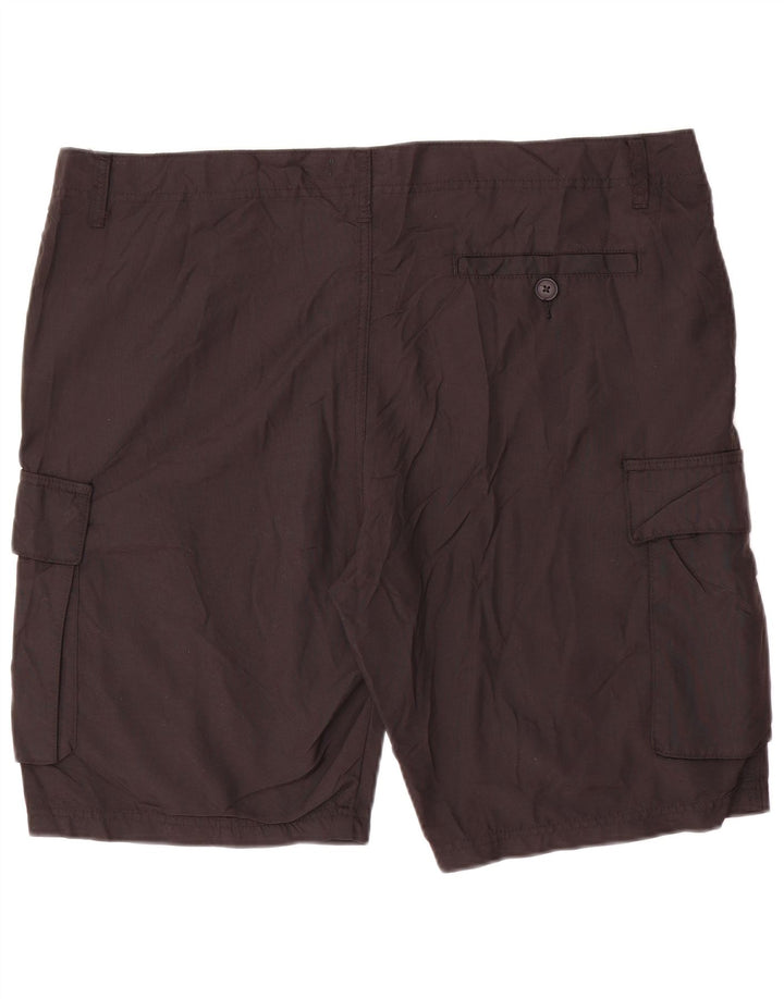 French Connection Mens Cargo Shorts 2XL W42  Black Polyamide
