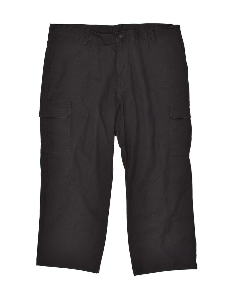 DICKIES Mens Straight Cargo Trousers W42 L32 Black Polyester Vintage Dickies and Second-Hand Dickies from Messina Hembry 