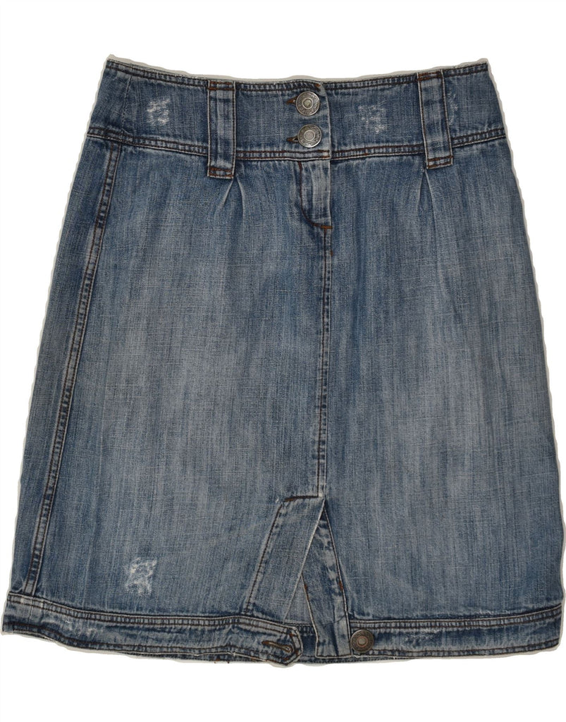 MAX & CO. Womens Denim Skirt W30 Medium Blue | Vintage Max & Co. | Thrift | Second-Hand Max & Co. | Used Clothing | Messina Hembry 