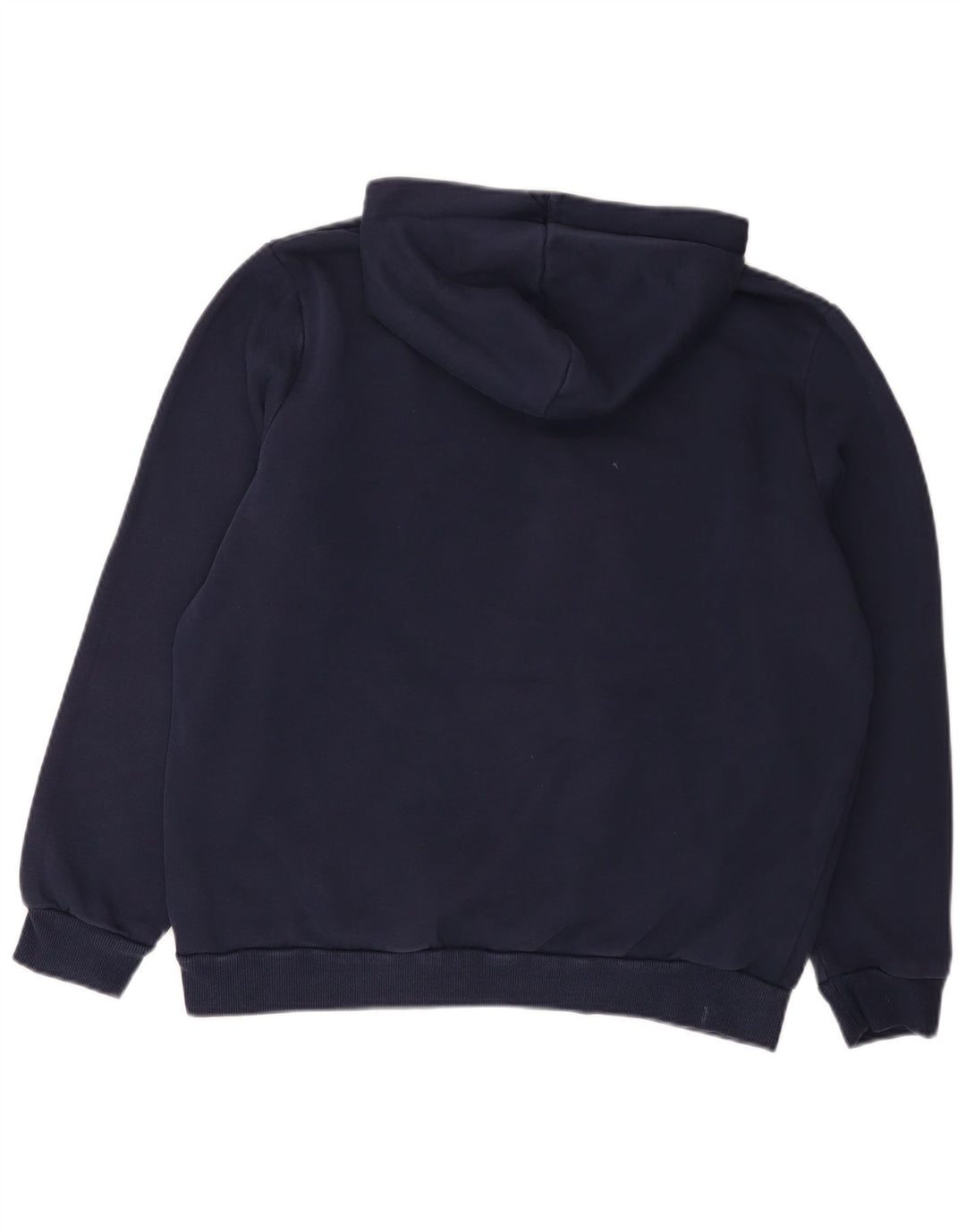 Puma Mens Hoodie Jumper Large Navy Blue Cotton