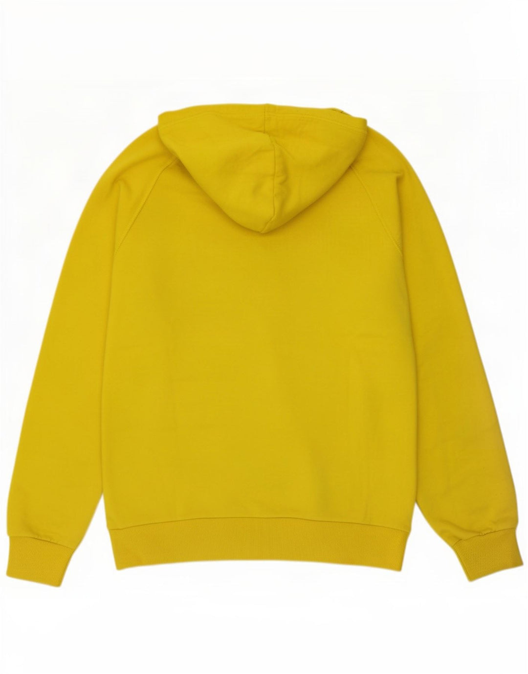 Adidas Mens Graphic Hoodie Jumper Medium Yellow Polyester